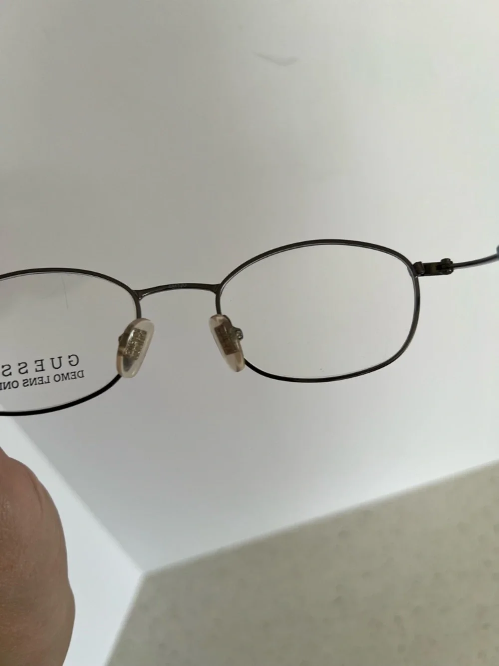 Vintage Guess Eyewear Gunmetal Wire Frames GU 596, 48/20 140 New Old Stock.